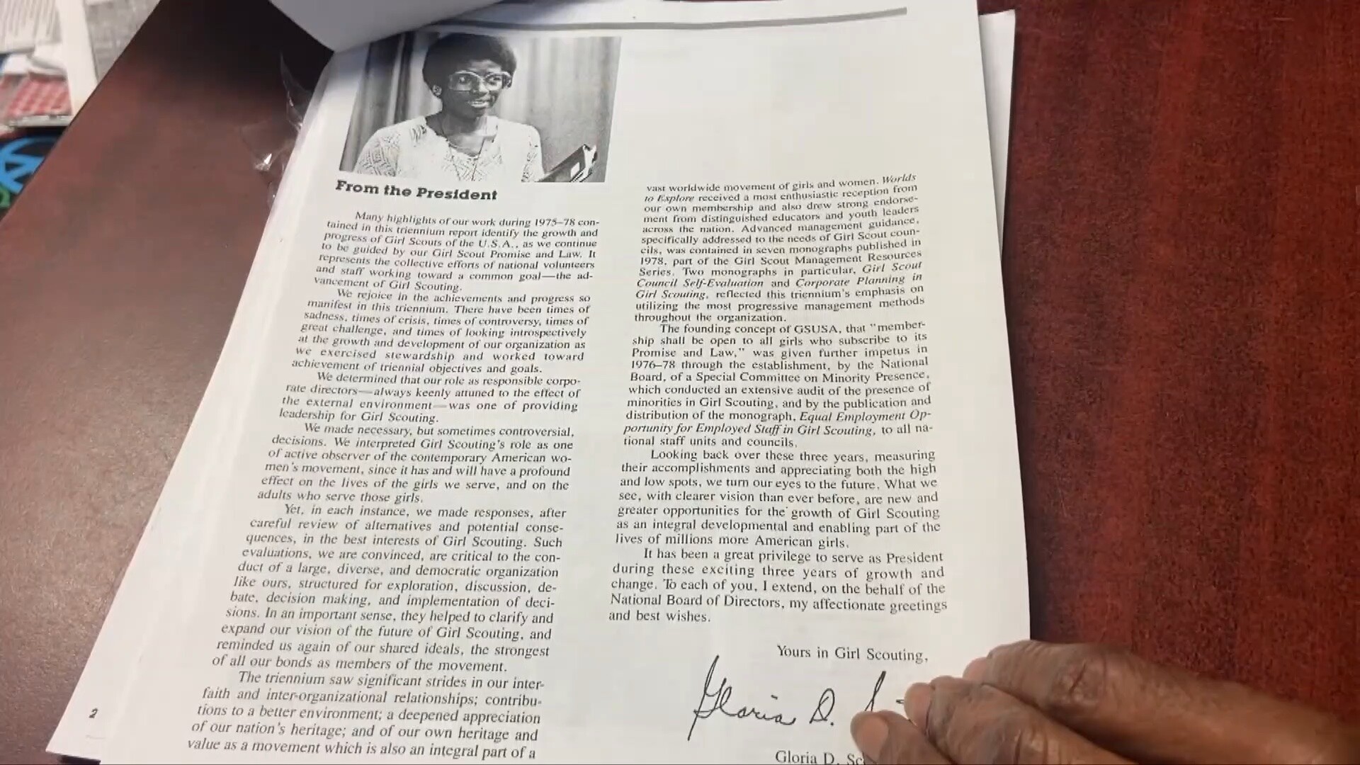 Photos of Dr. Gloria Scott